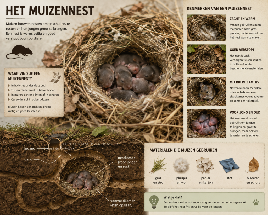 Muizennest uitleg - SOBestrijding Friesland